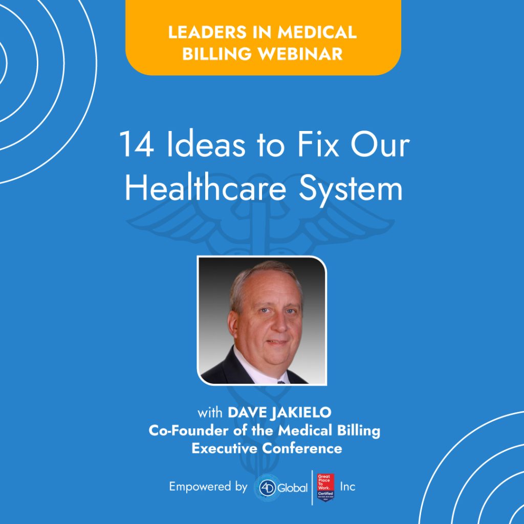 14 Ideas To Fix Our Healthcare System with Dave Jakielo (Live Webinar)